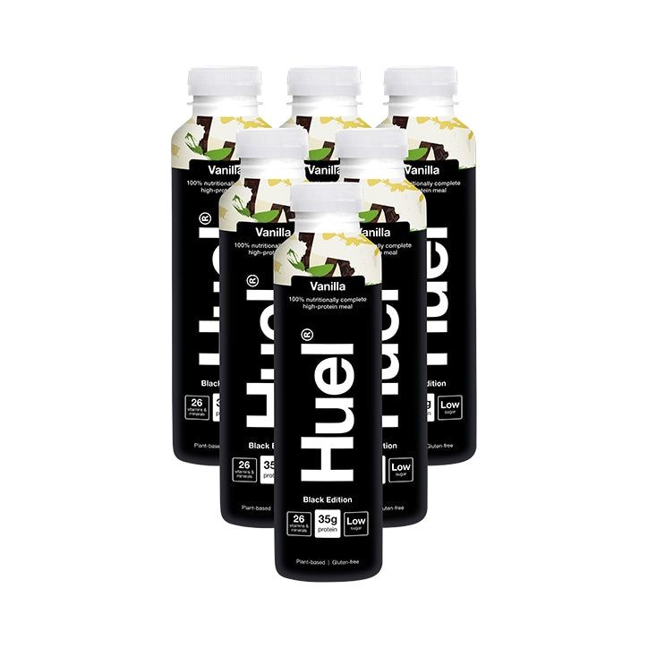 Huel Black Edition 100% Nutritionally Complete Meal Vanilla 500ml Vanilla / 6x500 ml