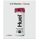Huel Daily A-Z Cherry & Raspberry Sparkling Multivitamin Energy Drink   4 x 330ml