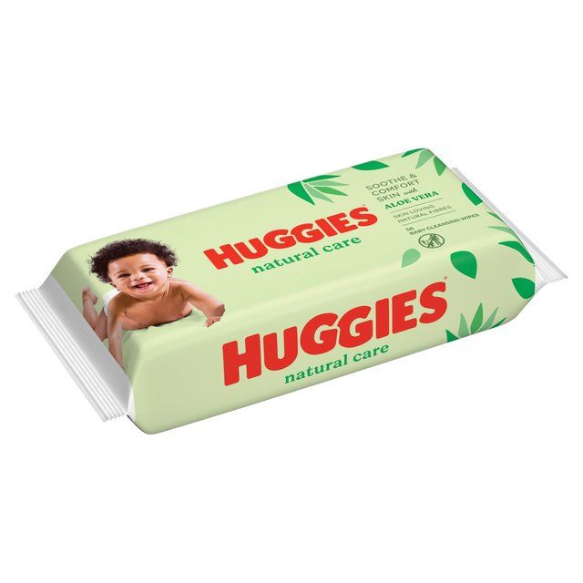 Huggies Natural Care 99% Water Baby Wipes 56 per pack