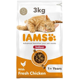 IAMS 1+ Years Indoor Dry Cat Food Chicken 3kg