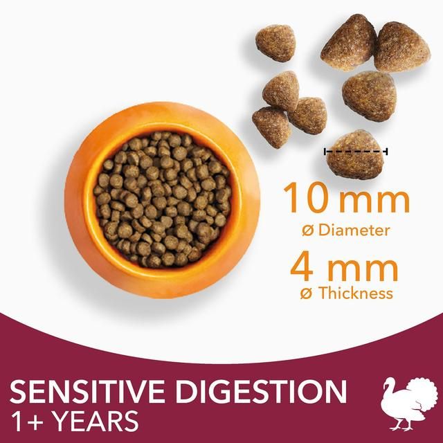 IAMS 1+ Years Sensitive Digestion Dry Cat Food Turkey 3kg