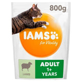 IAMS for Vitality Adult Cat Food With Lamb 800g