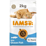 IAMS for Vitality Adult Cat Food With Ocean Fish 2kg