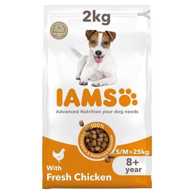 IAMS for Vitality Senior Dog Food Small/Medium Breed With Fresh Chicken 2kg
