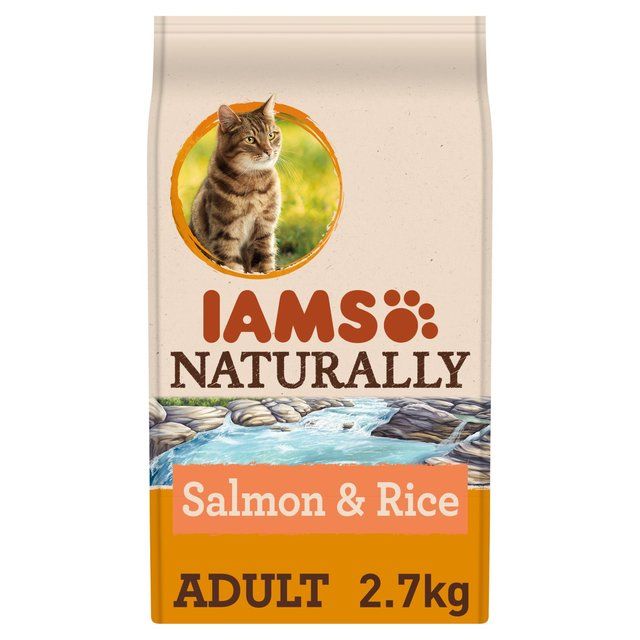 Iams Naturally Adult Cat with North Atlantic Salmon & Rice 2.7kg