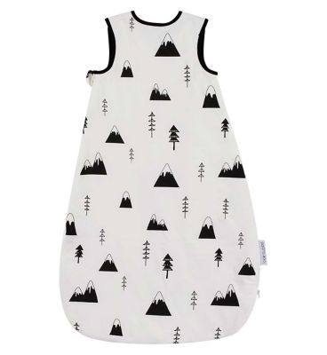 Ickle Bubba 2.5 Tog Sleeping Bag Mono Mountains 0-6 Months