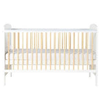 Ickle Bubba Coleby Classic Cot Bed and Sprung Mattress - Scandi White