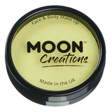 Moon Creations - Pro Face Paint Cake Pots - Light Yellow