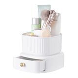 Livingandhome Swivel Makeup Organizer with Drawer
