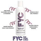 FYC 2x Refresh & Detangle Spray 1x Leave In Conditioner for Curly Hair