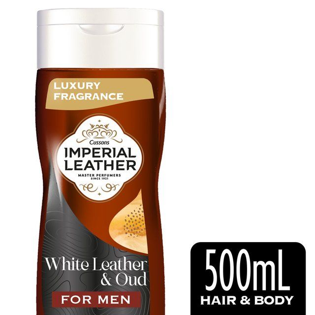 Imperial Leather White Leather and Oud 2 in 1 Hair and Body Wash for Men 500ml