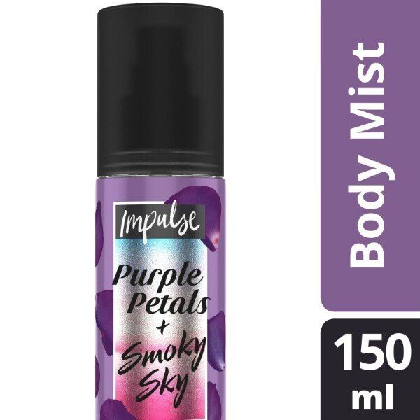 Impulse Body Mist Purple Petals & Smoky Sky 150ml