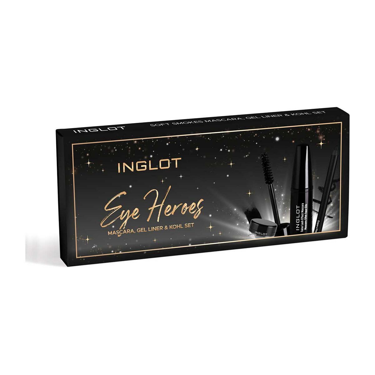 Inglot Eye Heroes Mascara, Gel Liner & Kohl Set