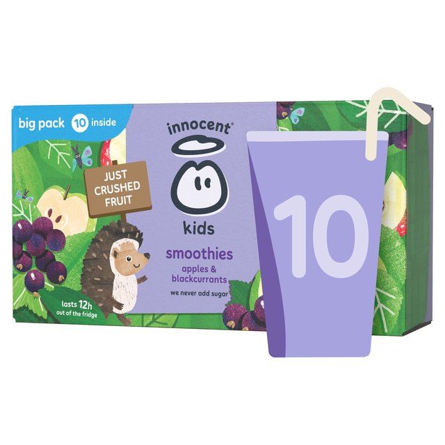 Innocent Kids Smoothies Apple and Blackcurrant 10 x 150ml