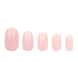 Invogue Baby Pink Oval Nails - Pack of 24