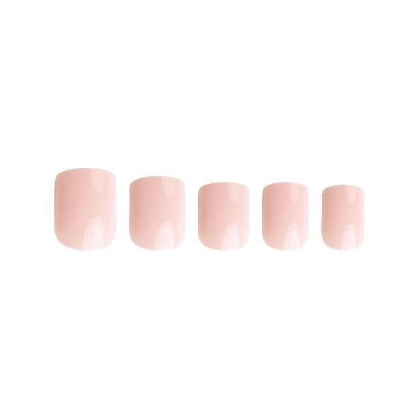 Invogue Dusty Pink Square Nails - Pack of 24