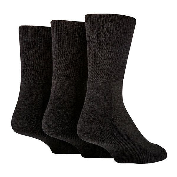 IOMI 3 Pairs Extra Wide Bamboo Diabetic Socks 9-11 UK
