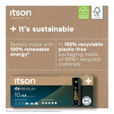 itson Itspremium 10 AA Alkaline Battery   10 per pack