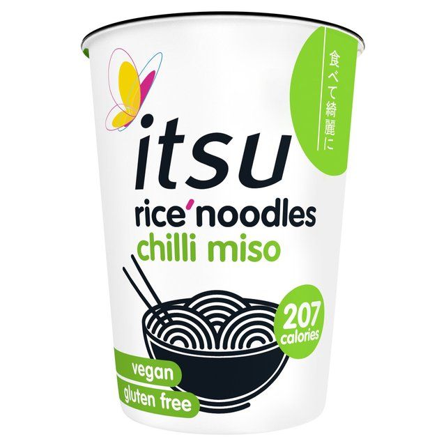 Itsu Chilli Miso Rice Noodles Cup 64g
