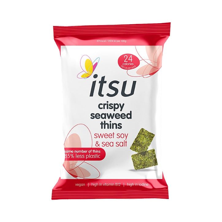 Itsu Sweet Soy & Sea Salt Crispy Seaweed Thins 5g