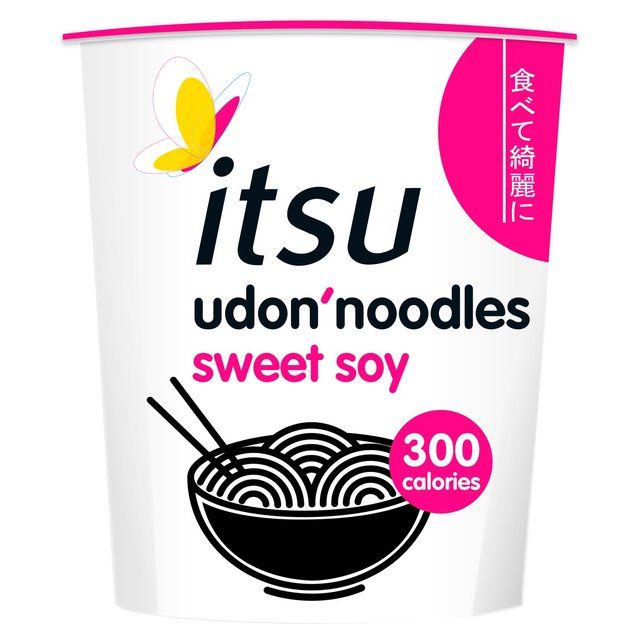 itsu sweet soy udon noodles pot 180g
