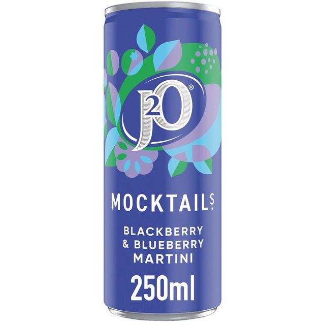 J2O Blackberry & Blueberry Martini Mocktail 250ml