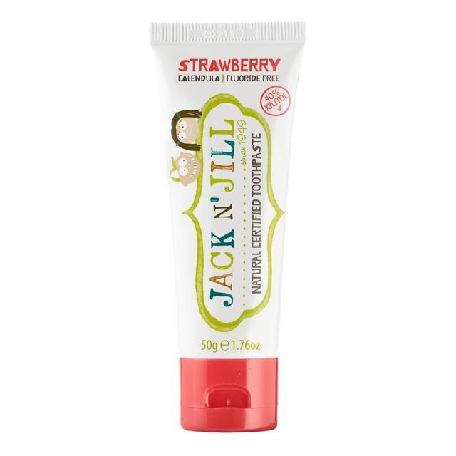 Jack N' Jill Organic Strawberry Toothpaste with Natural Flavouring 50g