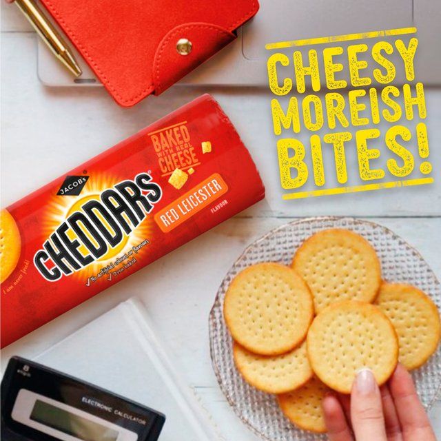 Jacob's Cheddars Red Leicester Flavour Cheese Biscuits 150g