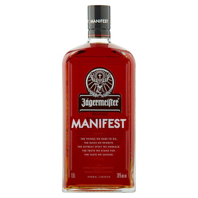 Jagermeister Manifest Premium Oak Aged Herbal Liqueur 1L