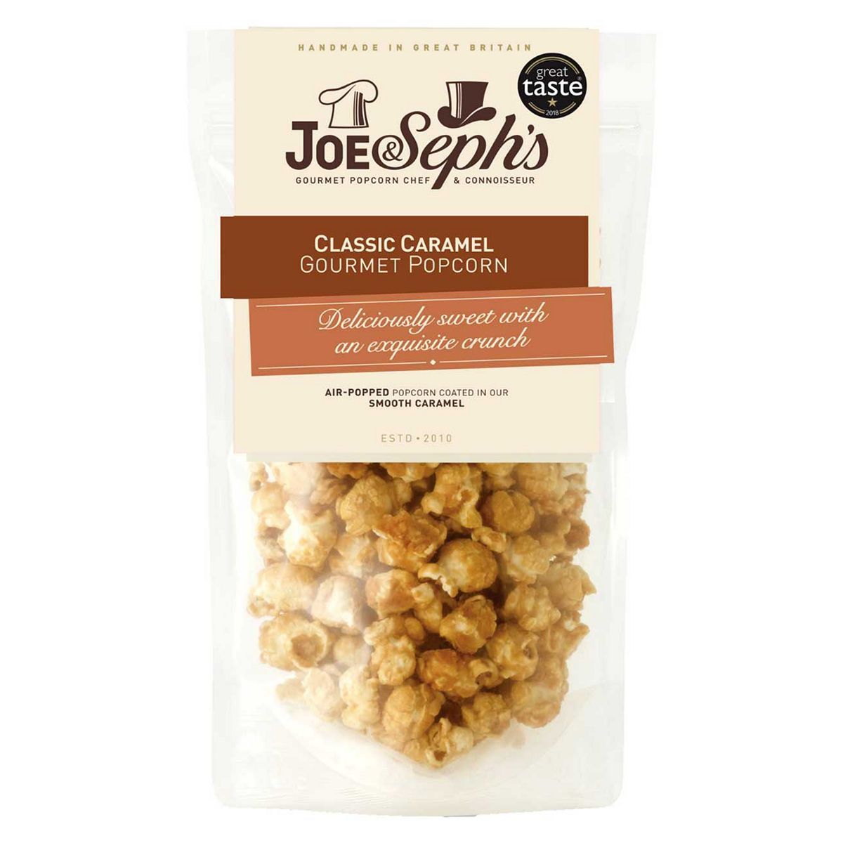 Joe & Seph’s Classic Caramel Gourmet Popcorn, 80g