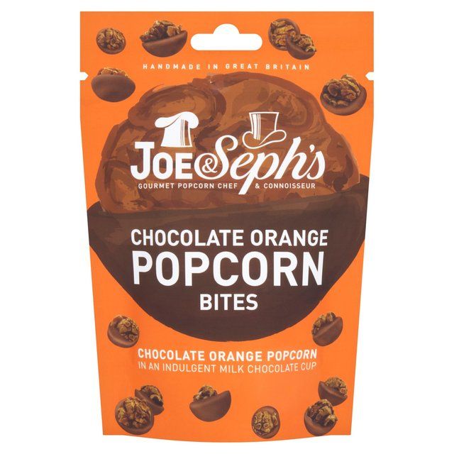 Joe & Seph's Orange Chocolate Popcorn Bites 63g