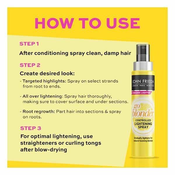 John Frieda Go Blonder Lightening Spray 100ml