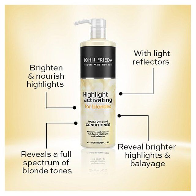 John Frieda Highlight Activating Moisturising Conditioner Sheer Blonde 500ml