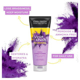 John Frieda Sheer Blonde Correcting Purple Conditioner for Blonde Hair 250ml