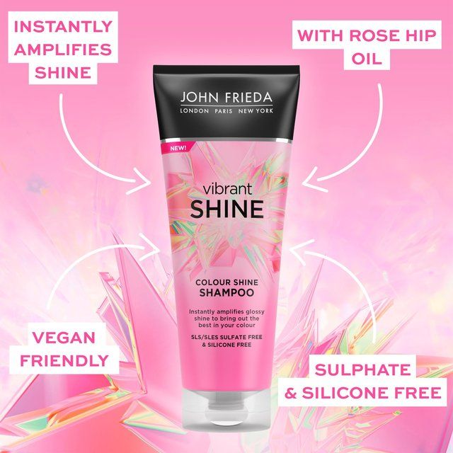 John Frieda Vibrant Shine Weightless Colour Shine Shampoo 250ml