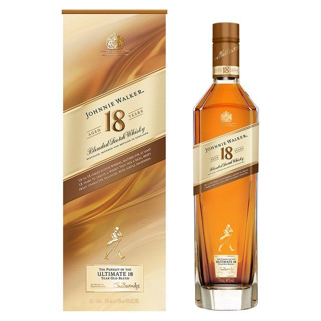 Johnnie Walker 18 Year Old Blended Scotch Whisky   70cl
