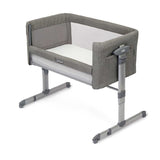 Joie Roomie Glide Side Sleeping Crib - Foggy Grey