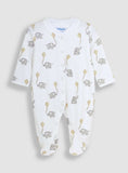 JOJO MAMAN BÉBÉ 3 Pack Sleepsuit, Hat & Bib Set 3-6 months