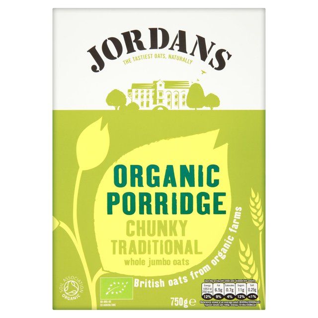Jordans Organic Jumbo Porridge Oats Breakfast Cereal 750g