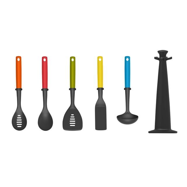 Joseph Joseph Duo Colour Utensil Carousel Set 5 per pack
