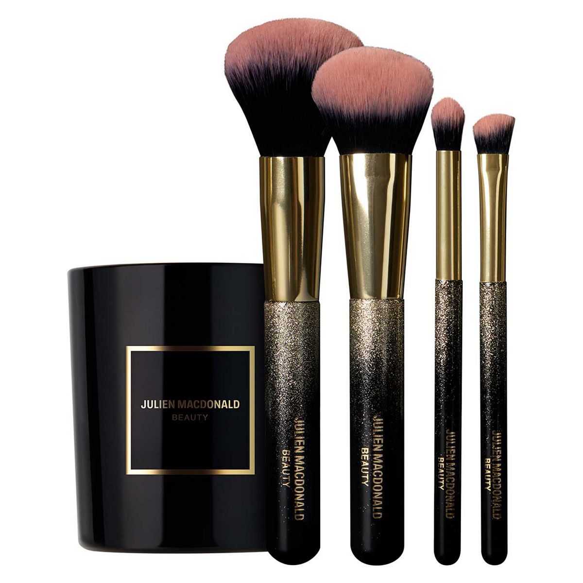 Julien Macdonald Flawless Finish 4-Piece Makeup Brush Set