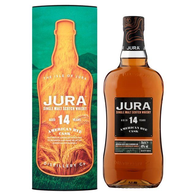 Jura 14 Year Old American Rye Whiskey 70cl