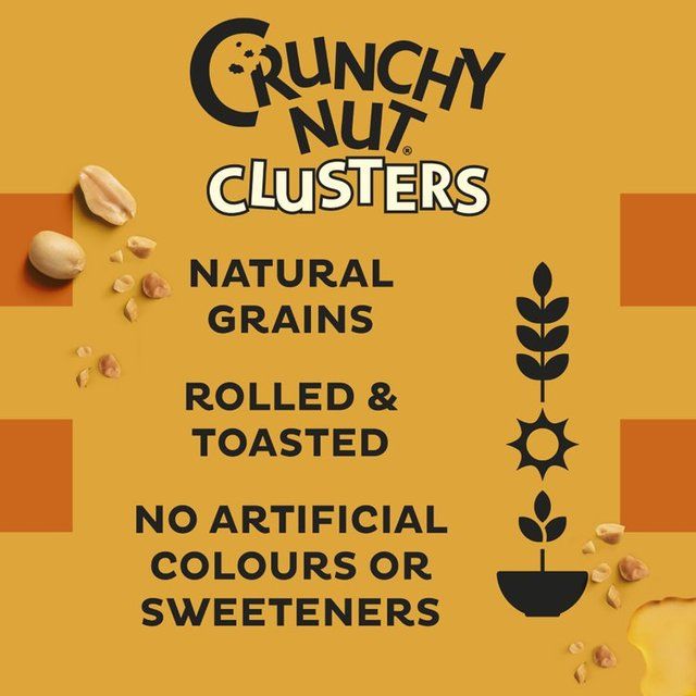 Kellogg's Crunchy Nut Honey & Nut Clusters Breakfast Cereal 400g