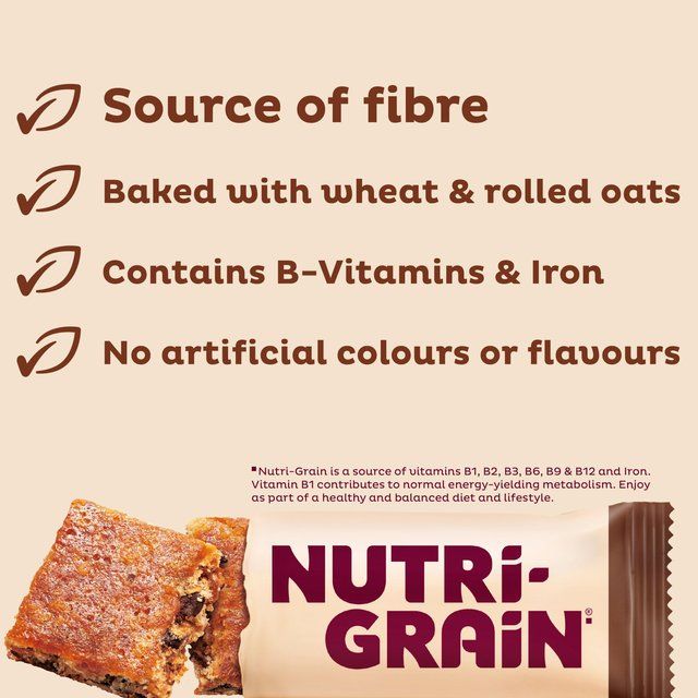 Kellogg's Nutri Grain Elevenses Chocolate Chip Bakes 6 per pack