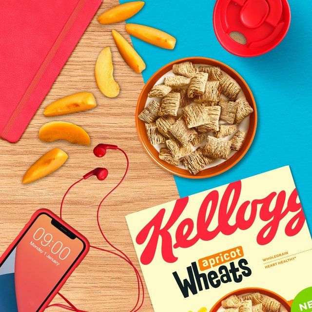 Kellogg's Wheats Apricot Breakfast Cereal 500g