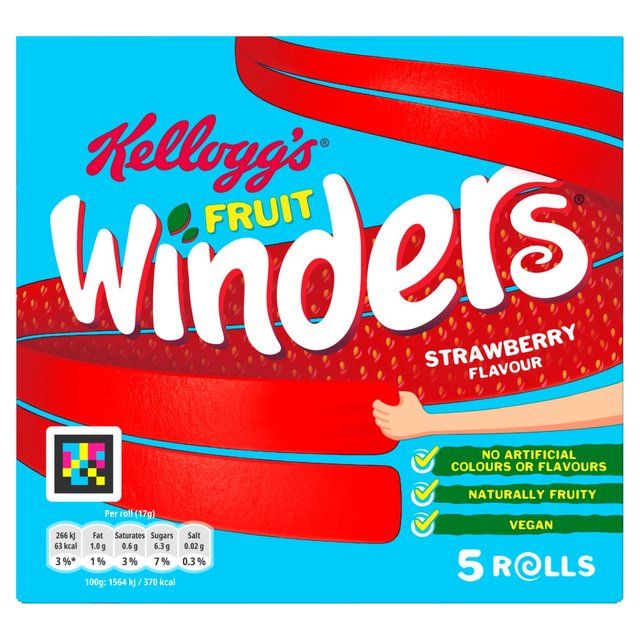 Kellogg's Winders Strawberry 5 x 17g