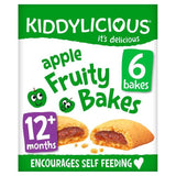 Kiddylicious Apple Fruity Bakes Baby Snacks Multi 6 x 22g