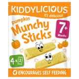 Kiddylicious Pumpkin Munchy Sticks 7+ Months 4 x 4g (16g)