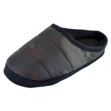 Kids Camo Puffer Slippers (9-10)