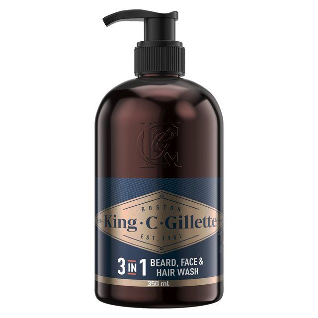 King C Gillette Beard & Face Wash 350ml